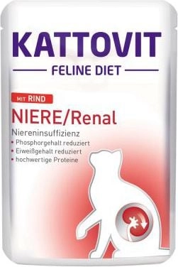 KATTOVIT Feline Diet Niere/Renal Beef -