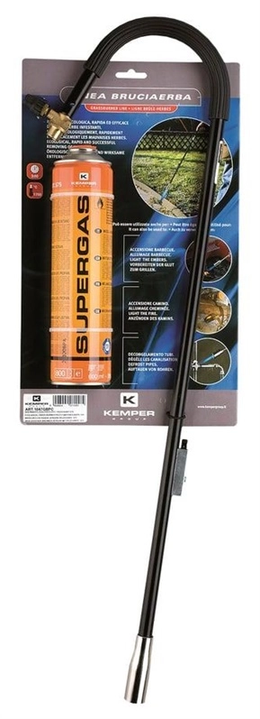 Grass burner with piezo + gas