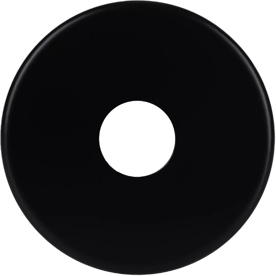 Single rosette Fi16 58mm Black (S)
