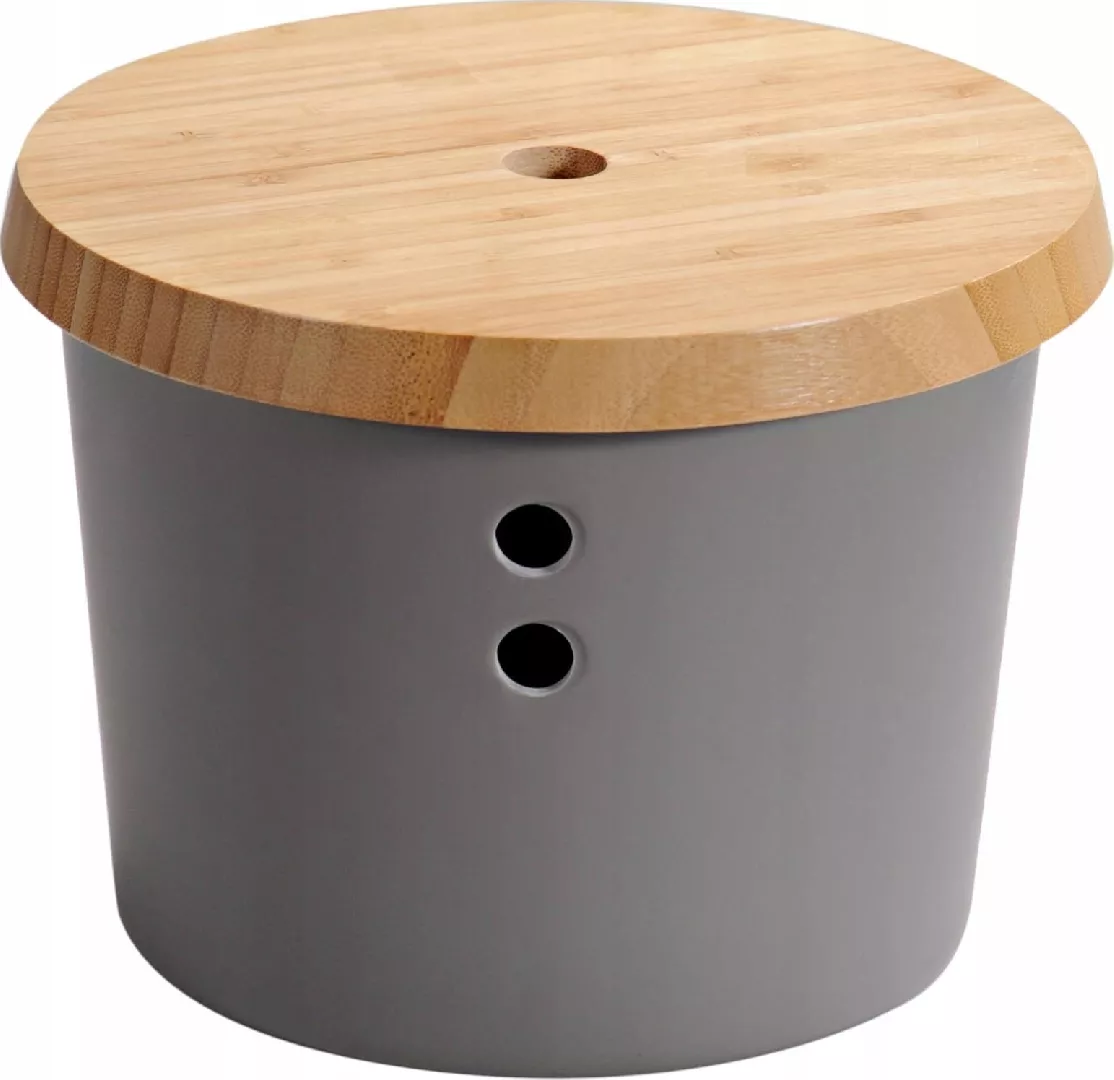 Kesper Storage jar  melamine  with bamboo