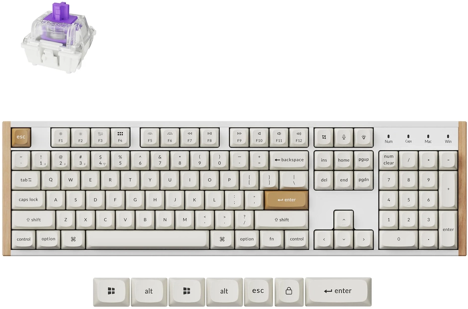 KEYBOARD KEYCHRON K10HE SPECIAL BLACK 4894979016829