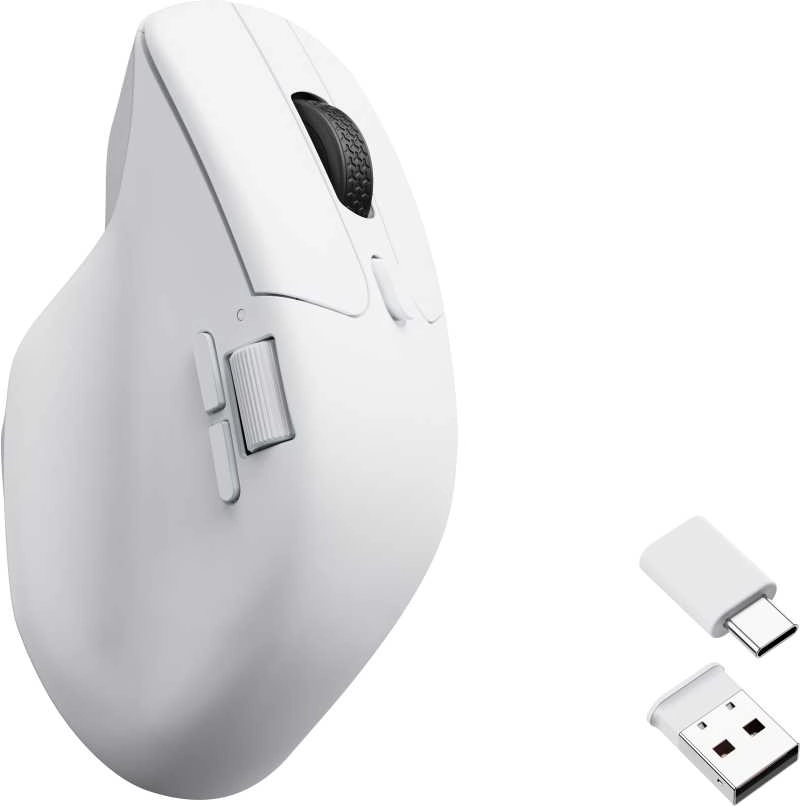 Keychron M6 Wireless (1000Hz) Baltas (M6-A3)