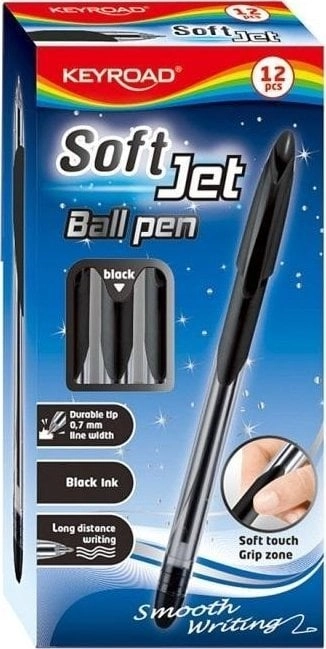 Classic black ballpoint pen 0.7