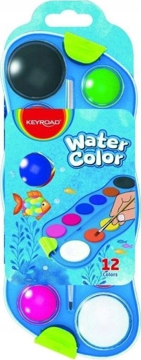 Keyroad KEYROAD watercolor paints with brush