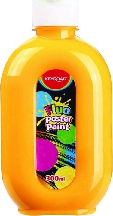 Fluorescent orange poster paint 300ml KR972105
