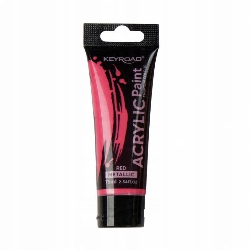 Farba akrylowa KEYROAD metaliczna 75ml tubka