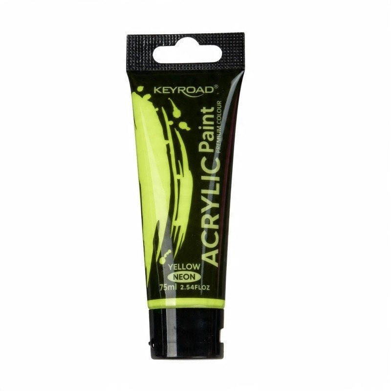Farba akrylowa KEYROAD neonowa 75ml tubka