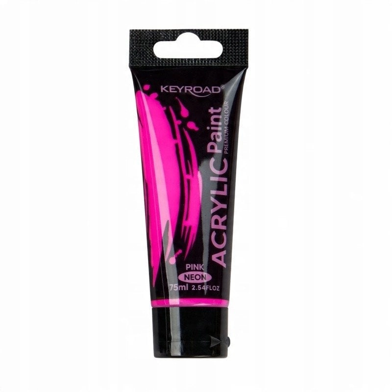 Farba akrylowa KEYROAD  neonowa  75ml  tubka