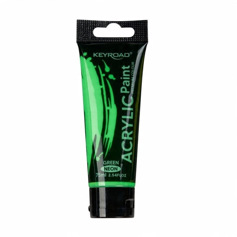 Farba akrylowa KEYROAD neonowa 75ml tubka