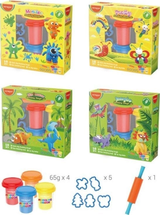 Keyroad KEYROAD play dough  4x65g  5