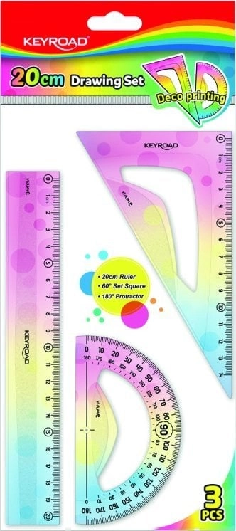Keyroad KEYROAD geometric set  pastel  with