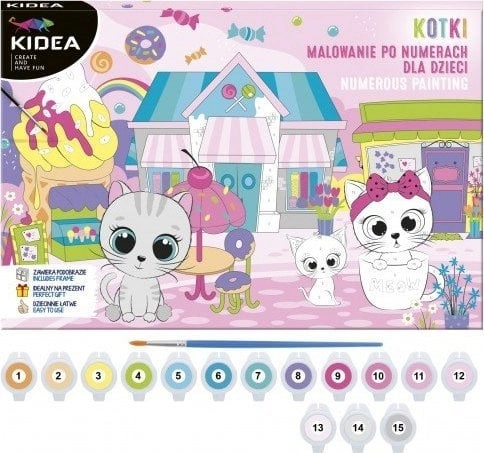 Obraz malowanie po numerach - Koty
