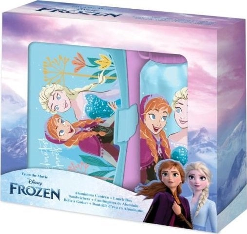 Aluminum water bottle + Frozen lunch