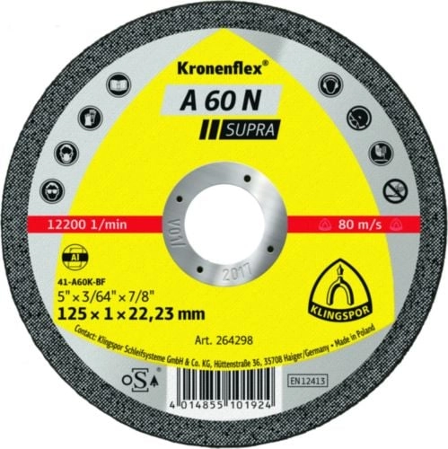 Klingspor tarcza do cięcia aluminium 125mm