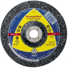 Klingspor Convex steel grinding disc 230x6x22mm