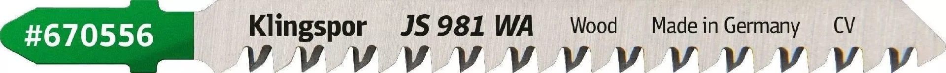 Klingspor KLINGSPOR JIGSAW BLADE 100x8x1.7mm