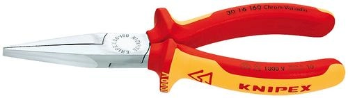 Knipex Extended flat pliers 160mm insulated