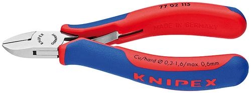 KNIPEX electronics diagonal cutters 77 02