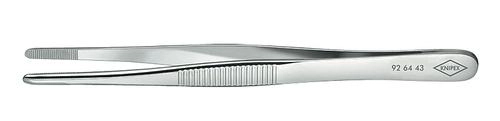 Knipex Precision tweezers  nickel-plated  rounded tips
