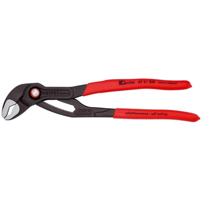 KNIPEX Cobra QuickSet pipe / water