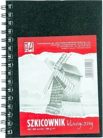 Sketchbook A5/80K 98g spiral 377970 5902927315166