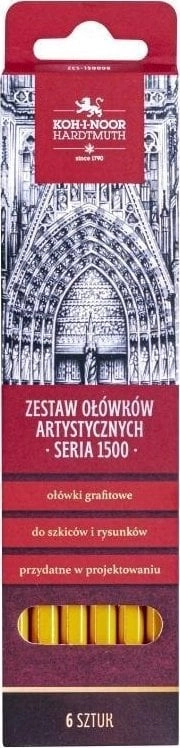 Set of artistic pencils series 1500