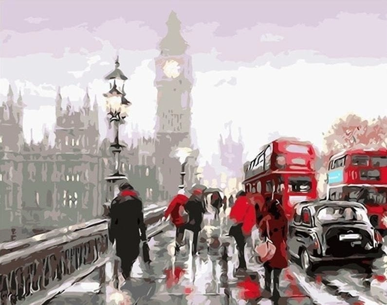 Painting by numbers 40x50 London 5902927318815