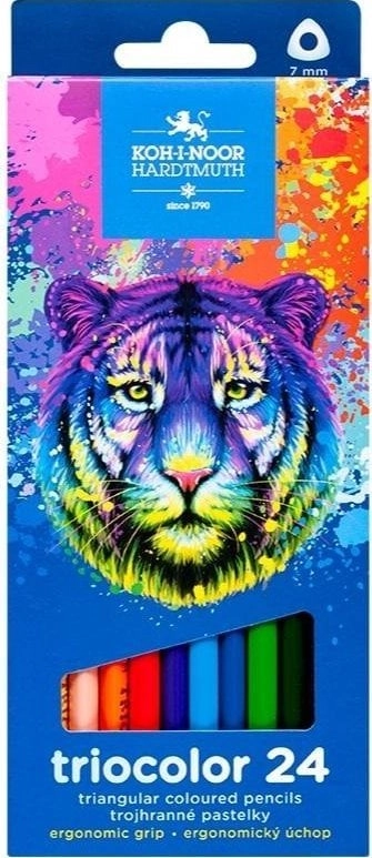 Triocolor Tiger crayons 24 colors 8593539362982