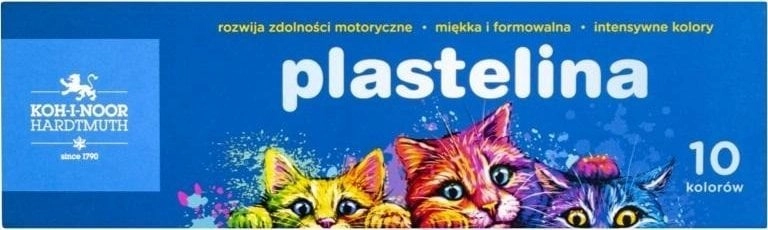 Plasticine 1315S1 10 colors Cats 8593539363194