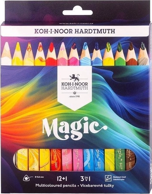 Magic Trio crayons 12+1 colors 8593539367895