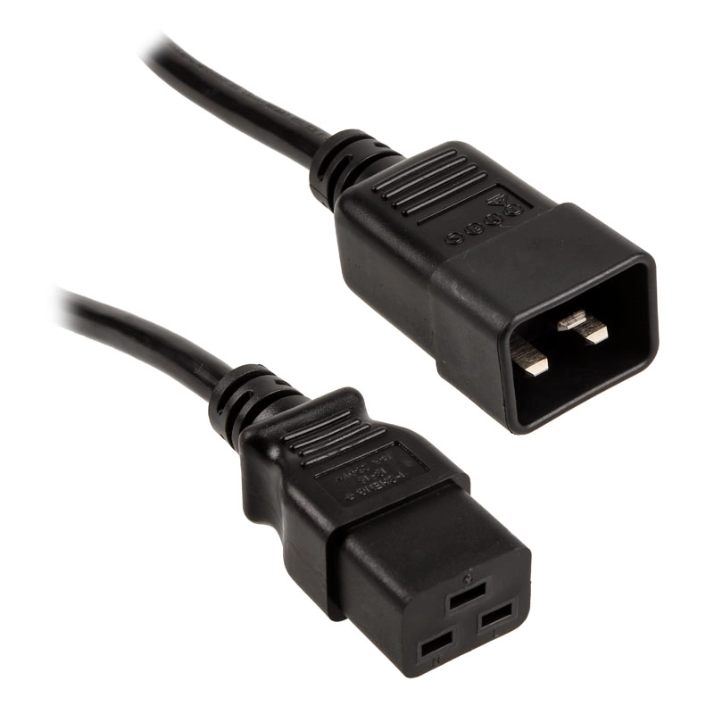 Kolink Premium-Kaltgeratekabel-Verlangerung C20 auf C19 -
