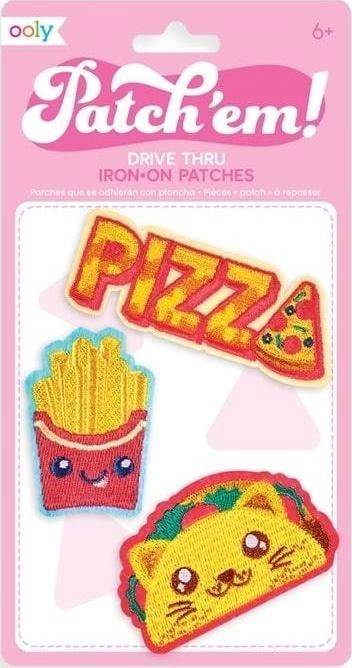 Patch Em - Fast Food iron-on