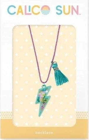 Charlie necklace - Lightning with glitter