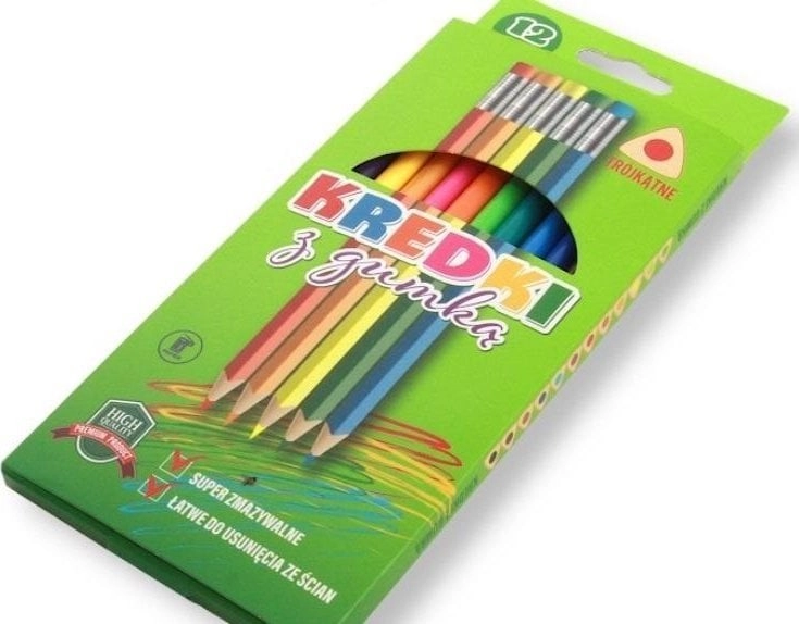 Pencil crayons 12 colors 5902557427994
