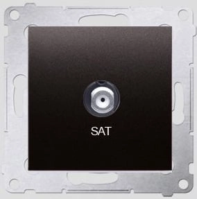 Kontakt-Simon SAT antenna socket anthracite -