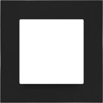 Kontakt-Simon Single frame black matt Simon
