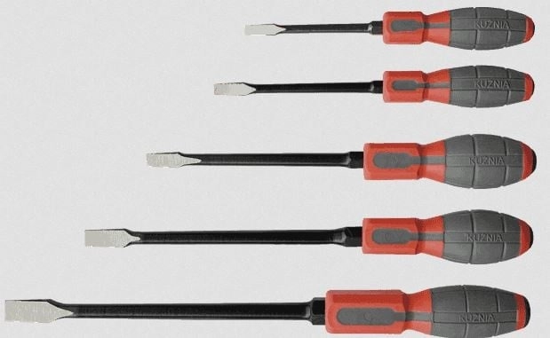 KUŹNIA LOCKWORM FLAT SCREWDRIVERS SET 5