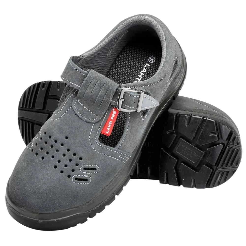 Sandales zamšādas ar met. purng. 47