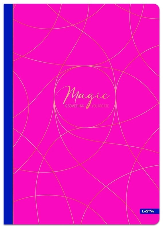 HARD COVER NOTEBOOK A4 MAGIC SQUARED