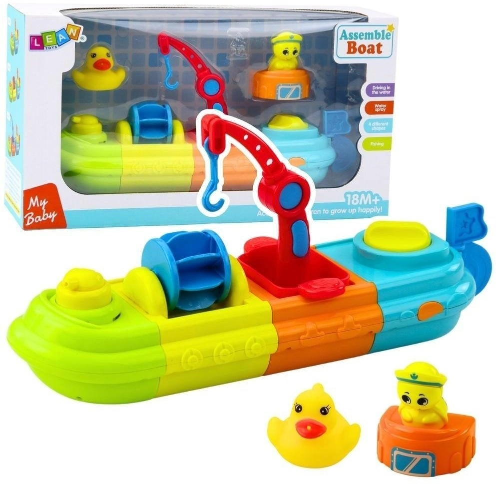 Lean Toys Bath Toy Ship Boat