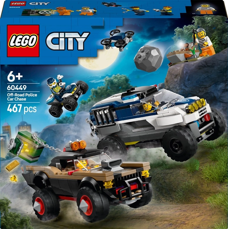 TOY CONSTRUCTOR LEGO POLICE CAR 60449