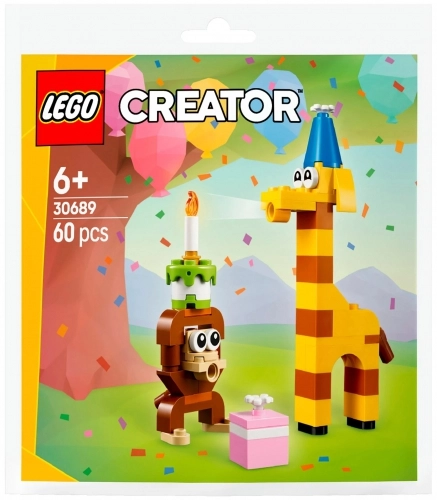 LEGO 30689 Creator Geburtstagspartytiere (Polybag) 30689