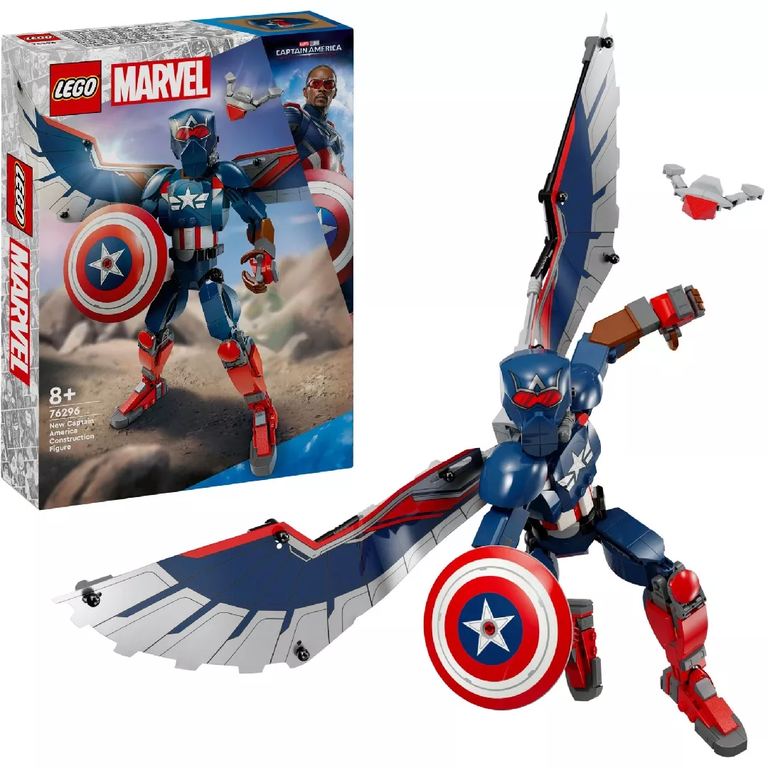 LEGO® Marvel Naujojo Kapitono Amerikos konstruojama
