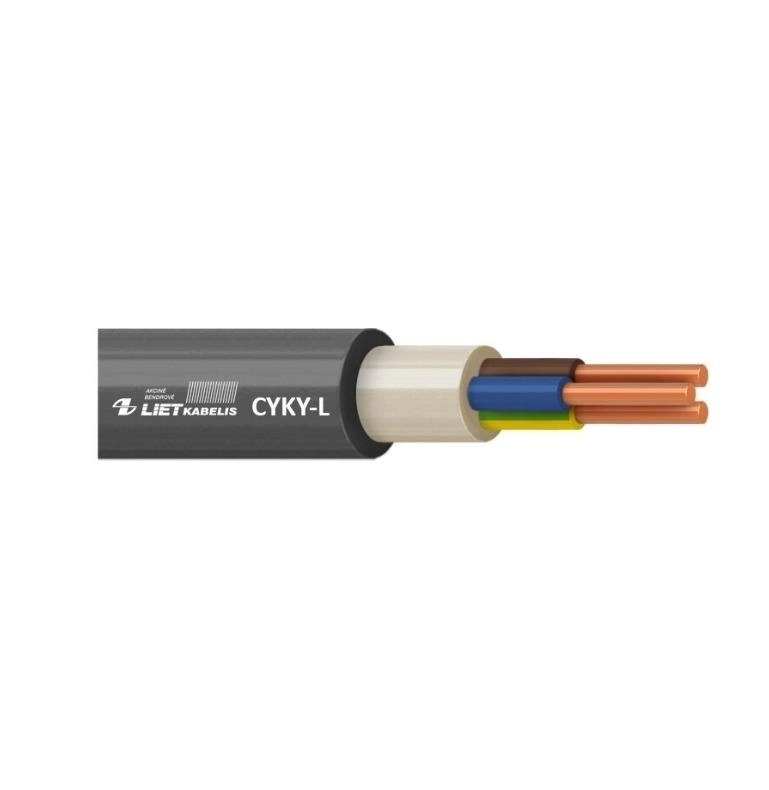 CABLE CYKY-L 4X6 BLACK (100) 4779026553321