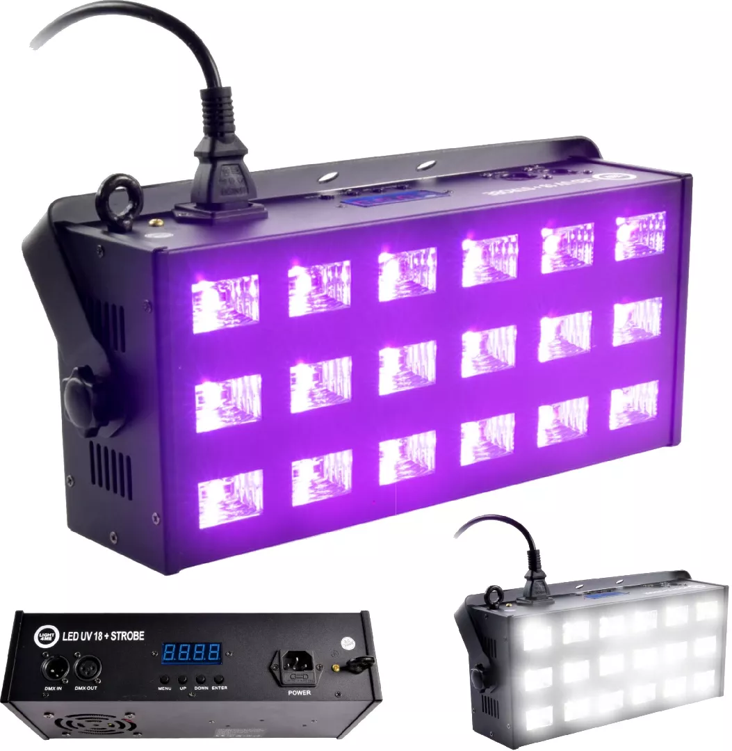 LIGHT4ME LED UV 18x3W reflektor +