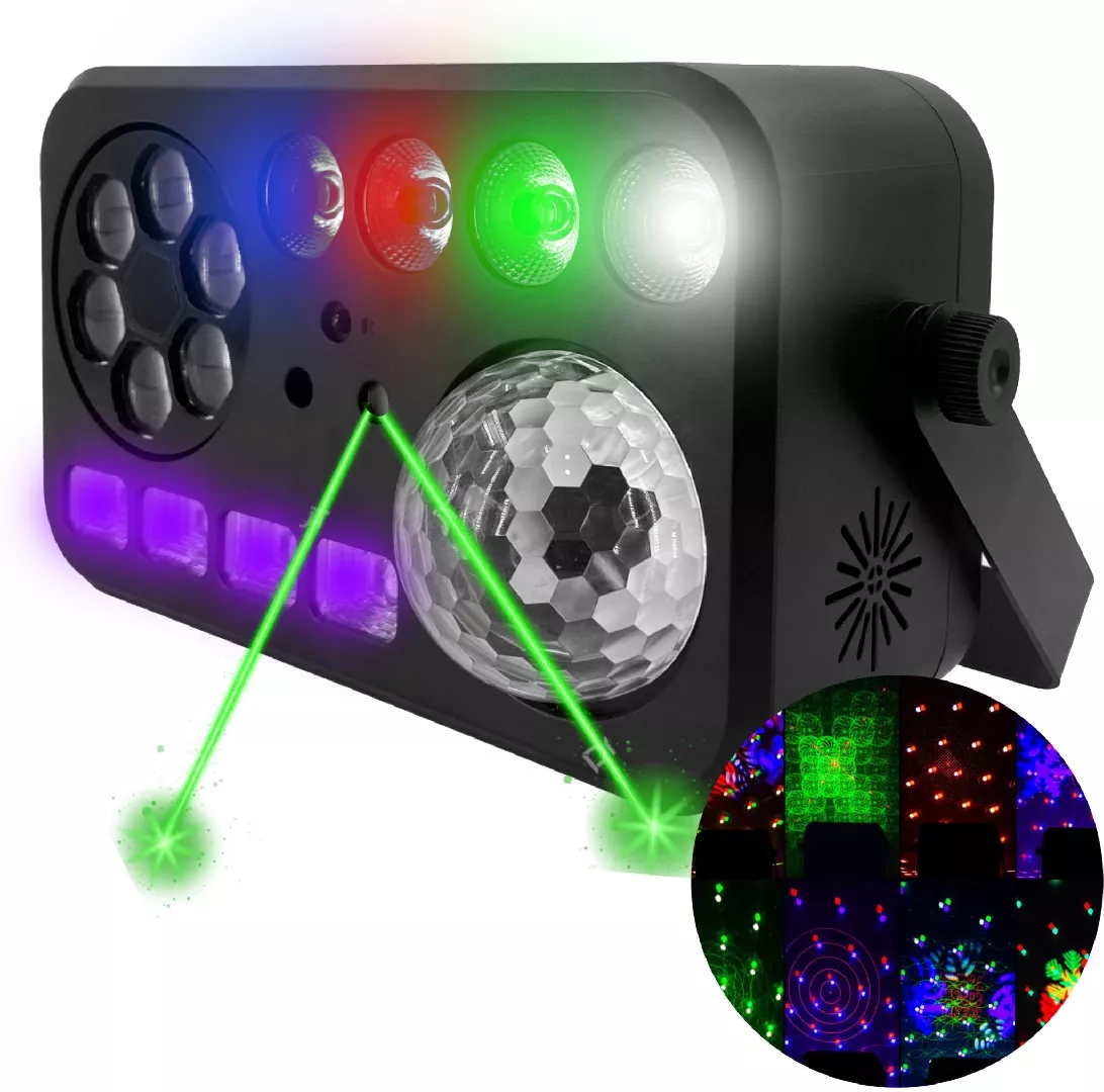 LIGHT4ME PARTY V LED multi-effect RGBW-UV