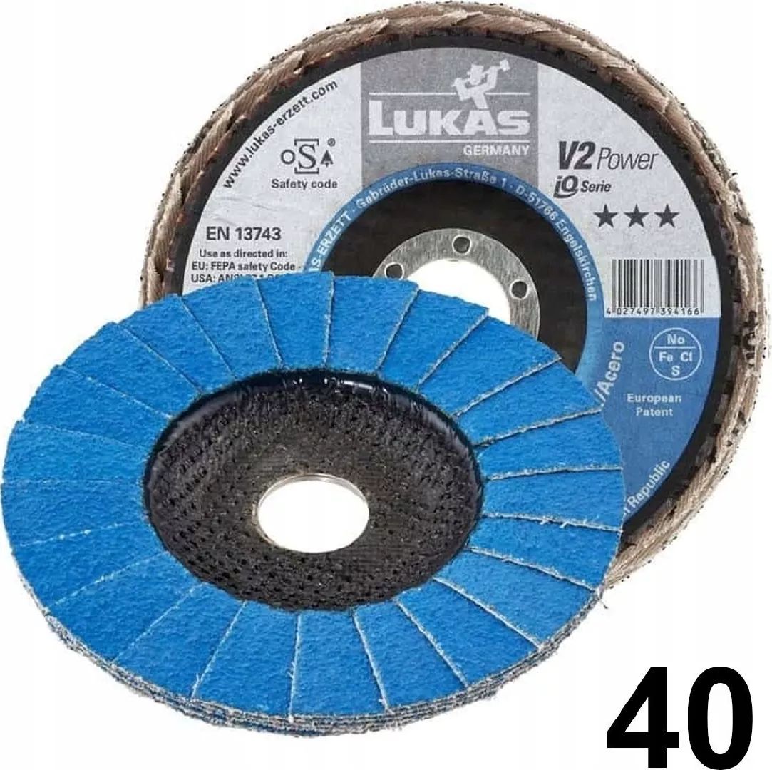 LUKAS-ERZETT A27441250401445 Flap disc Diameter 125