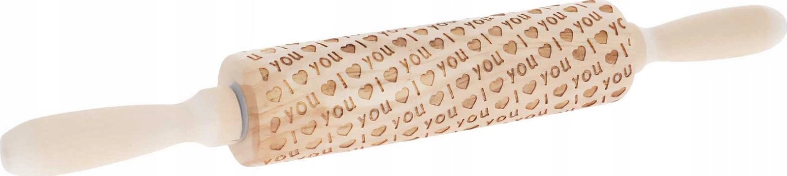 Rolling pin with pattern 35 cm