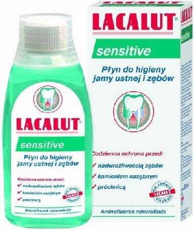 Lacalut Sensitive mouthwash 300ml 4016369616338