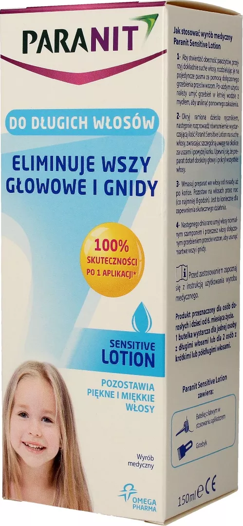 Lactacyd PARANIT Sensitive Lotion eliminating lice